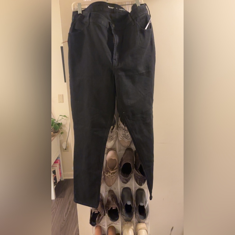 Black jeans old navy size 18